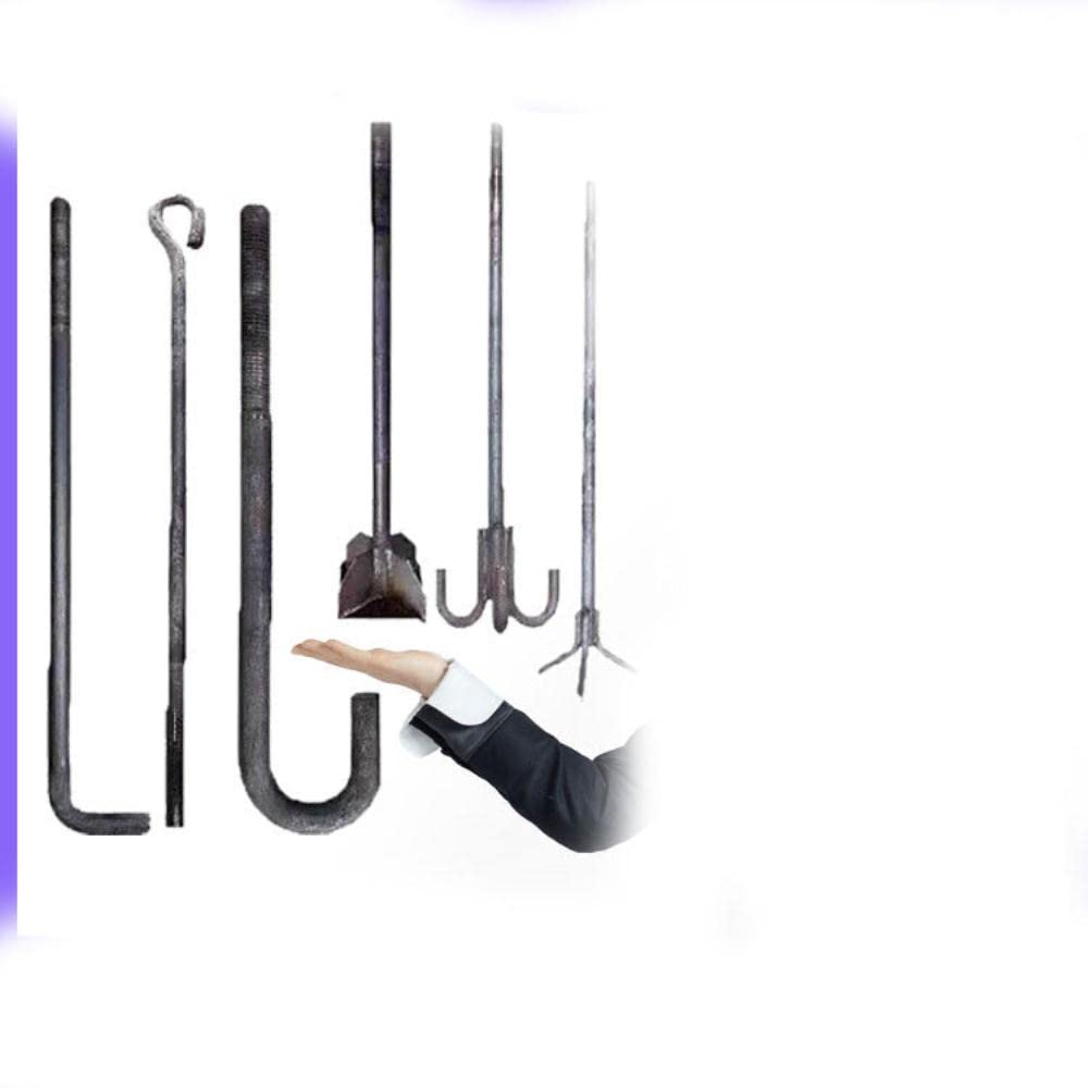 Anchor bolt production building Q235 45# steel 7 word 9 word umbrella handle pre-embedded anchor screw