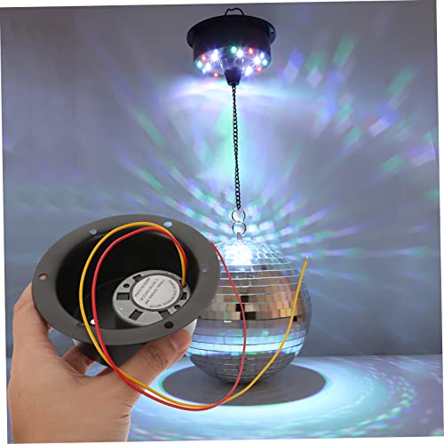 Motor eléctrico para bola espejada Tofficu 110 V, rotador de bola disco, para fiestas, clubes nocturnos y escenarios miniatura 6