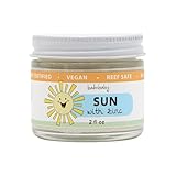 BALM! Baby All Natural Sunscreen SPF 30 - Made in USA! (2 Ounce - Glass Jar)