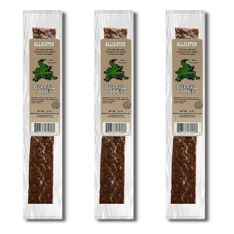 Buffalo Bob's Alligator Cajun Style Jerky 3 Pack Cover