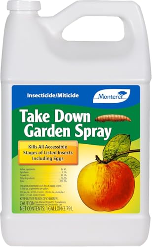 Monterey Take Down Garden Spray Liquid Insecticide and Miticide, 1 Gallon