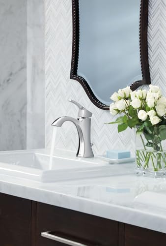 Robinet de salle de bain Moen Voss 6903 chromé avec vidage - 3