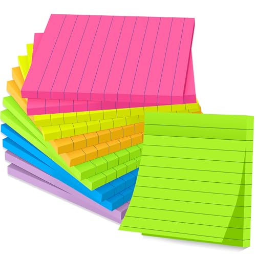 Bloc-notes adhésifs lignés pour ne plus perdre vos notes, grand format à colle forte