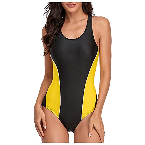 Bañador Reductor Barriga Talla Grande Espalda Baja Traje De Baño Una Pieza Mujer Bañador Deportivo Reductor Tallas Grandes Cuello En U Correas Espaguetis Team Bride Escote Profundo