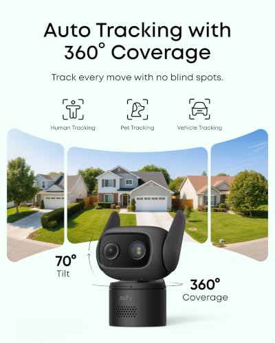 Image of eufy Security Indoor&Outdoor Camera C31,2-Pack with HomeBase Mini (64GB)