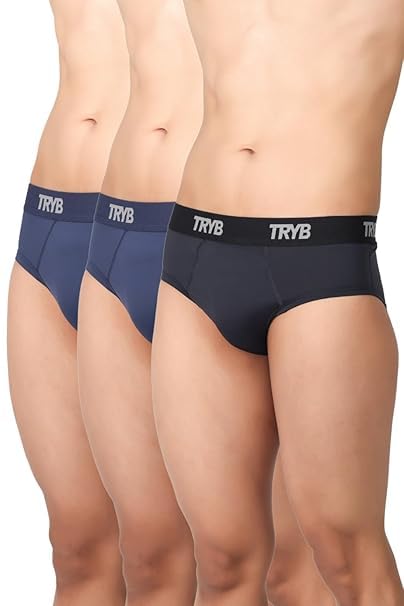 Image of TRYB Supporter for Cricket | Sports Underwear for Men | Stretchable Active Supporter Briefs | Pouch for Abdominal Guard | Light Weight, Breathable & Quick Dry | Gym Sports Innerwear Brief