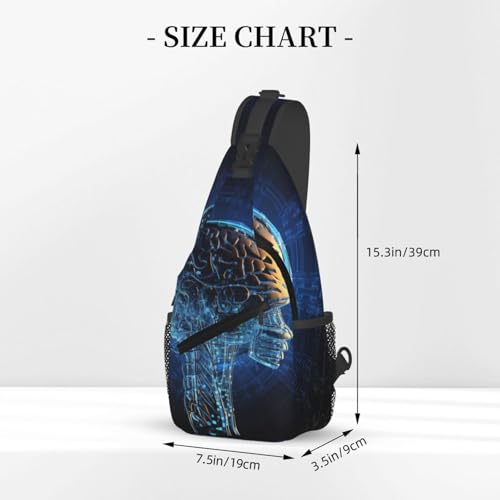Bolso cruzado para hombre tipo bandolera negro miniatura 3