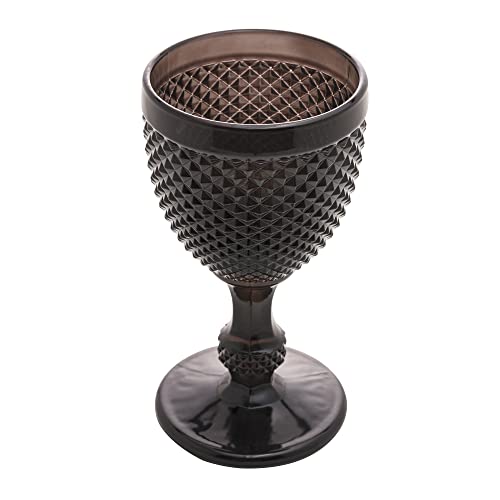 Wolff, Bico de Jaca, 28868, TAÇA VIDRO PARA ÁGUA, PRETO METALIZADO, 300ml