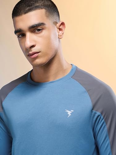 Image of TECHNOSPORT Men's Polyester Slim Fit T-Shirt Active - (MTP621-P) Pack of 1
