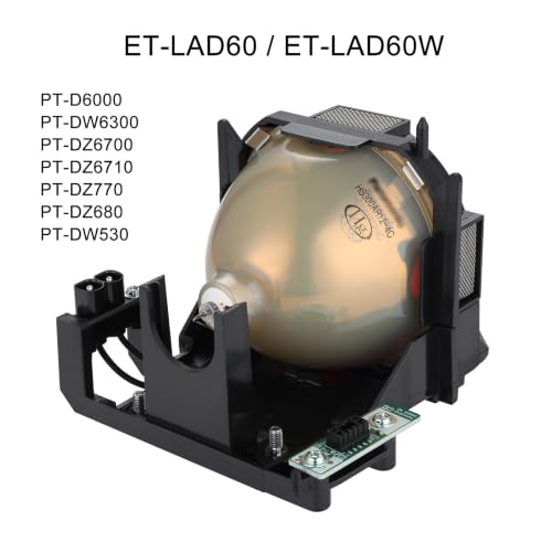 Image of Projector Lamp Bulb ET-LAD60W ETLAD60 for Panasonic PT-DW6300 D6000