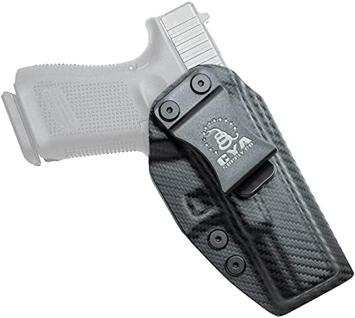 CYA Supply Co. Base IWB Concealed Carry Holster Veteran Owned Made in USA - Fits Glock 19 / 19X / 44/45 GEN 3-5 Glock 23/32 Gen 3-4