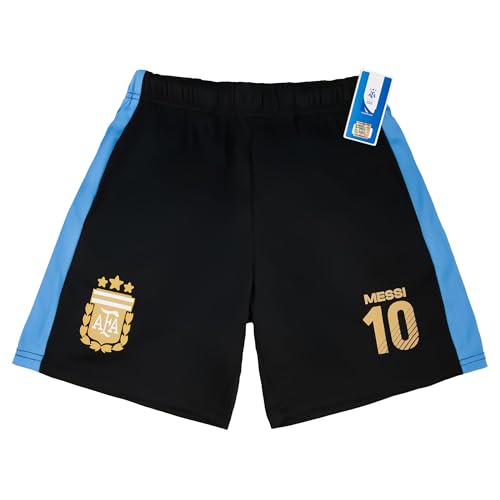 Image of Icon Sports Officially Licensed Argentina Fan Pack - 3-Piece Soccer Set - Soccer Shirt, Shorts & Socks - Unisex Kids