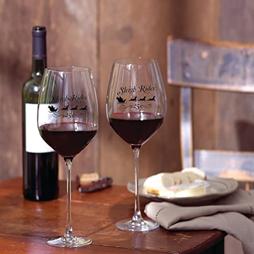 Verres à vin rouge Sleigh Rides 25 de qualité supérieure - 7