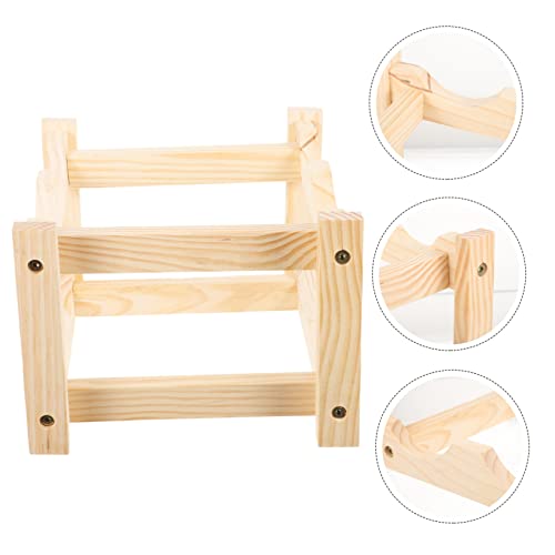Soporte de madera moderno para botellas de vino miniatura 7