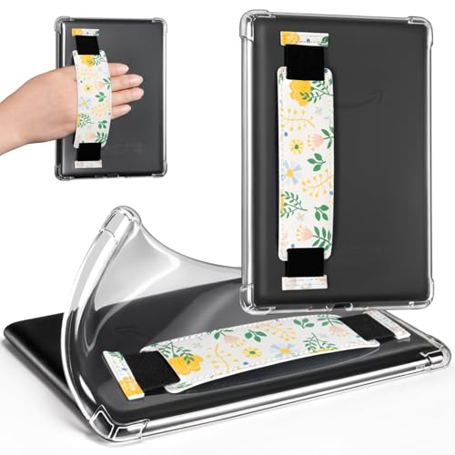 Image of CoBak 6.8 inch Clear Case, not for iPad(A0723) | Lightweight, Scratch-Proof Silicone Back Cover with Hand Strap