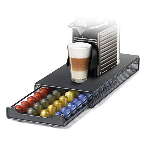 HiveNets Capsule Café Machine Tiroir Métal Stockage pour 40 Pcs