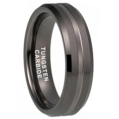 6mm Gunmetal Tungsten