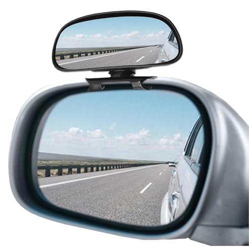 KEWAYO Blind Spot Mirror for Car Adjustable 360 Rotation Convex Glass Universal Side Rearview Mirror for Car Truck SUV (1Pack)