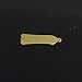 General Bell Style Electric Guitar Truss Rod Cover, 2-Screw All metal,Gold Plated
