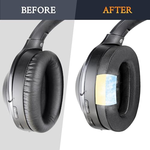 Almohadillas refrigerantes SOULWIT para auriculares Sony WH-1000XM2 y MDR-1000X - Negro miniatura 5