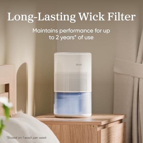 Image of Levoit Genuine Replacement Filter for Superior Studio 450S Smart Evaporative Humidifier, Minimizes White Dust, Reusable Wick Filter, Up to 24-Month Lifespan, Gray, 1 Pack