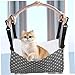 Alasum 2Pcs Adjustable Cat Hammock Indoor Pet Swing Hanging Design for Cats of All Easy Installation Space Saving Cat Cage Accessory