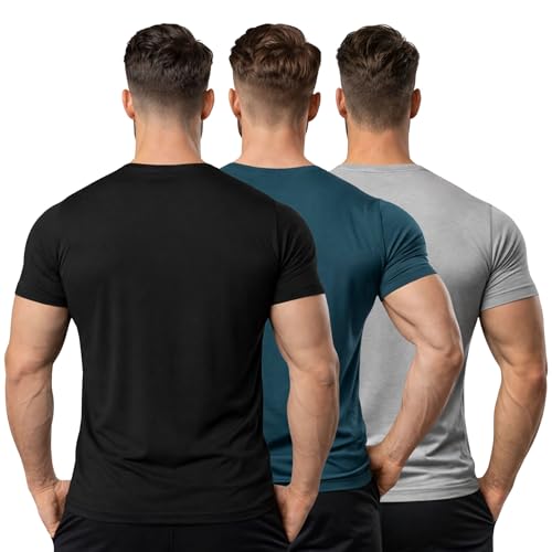 Image of 3Colours RGB Active Fit T-Shirt - Lightweight Polyester Sportswear-Bull