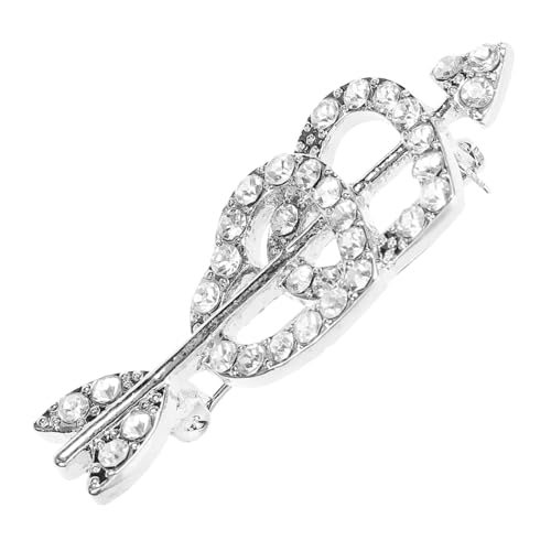 Broche cœur strass, le cadeau élégant idéal pour célébrer une femme spéciale