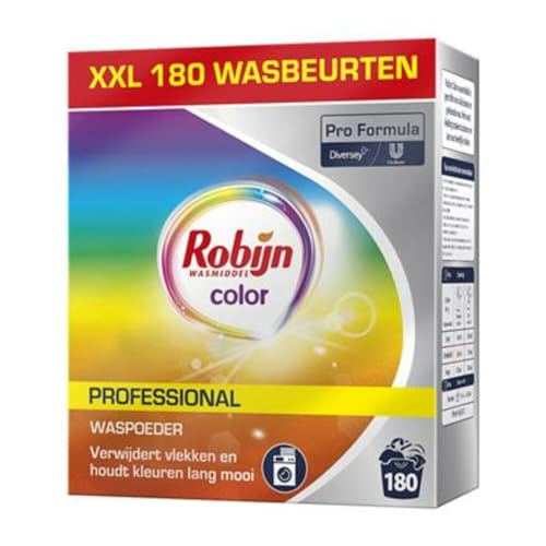 Robijn Professional Wasmiddel Poeder Gekleurde Was 180 Wasbeurten Pro Formula 8 kg