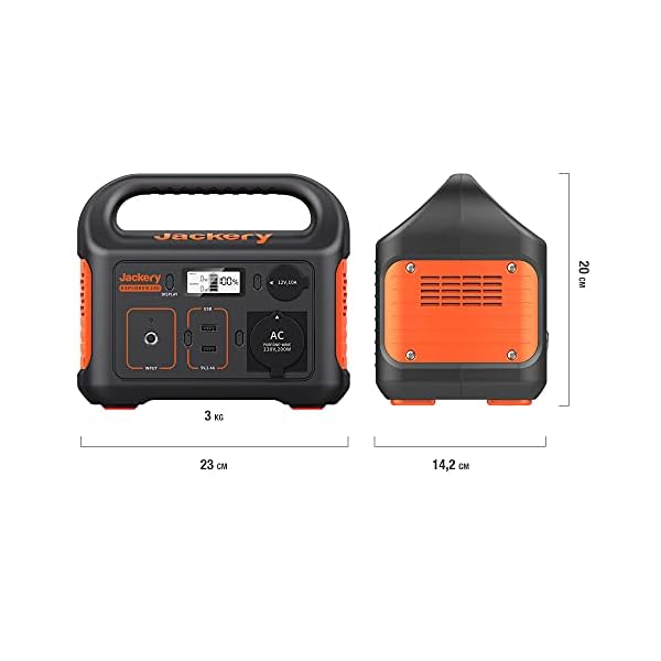 Jackery Tragbare Powerstation Explorer 240 Solar Generator 240Wh mobile Stromversorgung mit reinen Sinuswellen 230v/200W Steckdose für Unterwegs Autoreise Outdoor-Aktivitäten wie Camping Grill Party – Bild 8