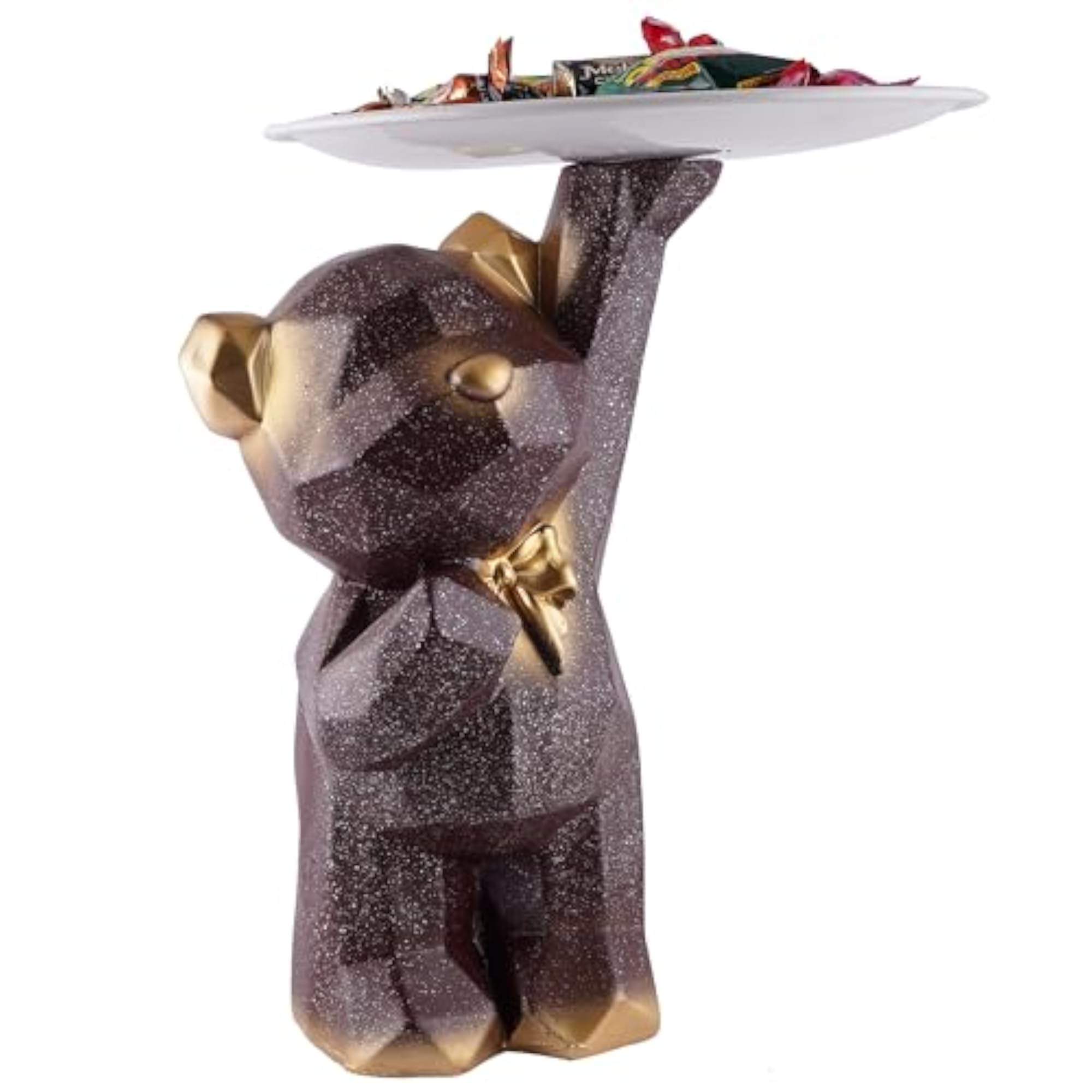 Bear Shaped Tea Cup Holder, Stainless Steel Teapot Set