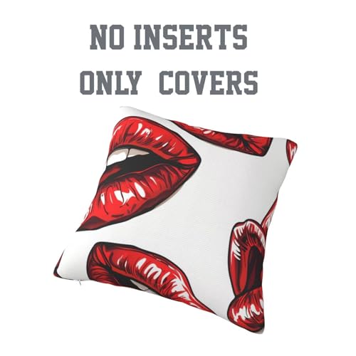 Cadeaux maison originaux lot de 2 housses de coussin 50x50 cm motif art - 8