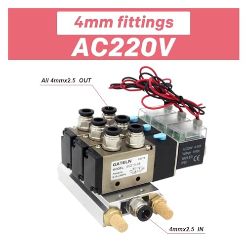 Électrovanne 4V pour éliminer les fuites d'air dans les microcircuits - 3