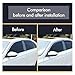 4x Compatible with VW Volkswagen Polo Vivo Mk4 9N 2002~2009 5-door Hatchback Rain Window Visor Deflector Awning Cover Trim Car Accessories