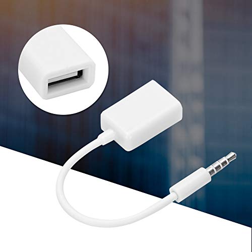 Cabo flexível de 3,5 mm para USB, conector de 3,5 mm para cabo fêmea USB, durável de boa qualidade d