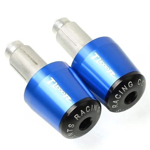 Für Suzuki TL1000R TL 1000R 1998–003 Motorrad 22 Mm Lenkergriffe Lenkerkappe Endstopfen(Farbe:BLAU)