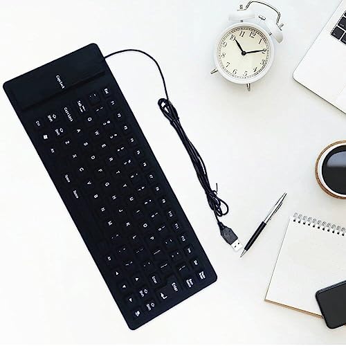 Clavier d'ordinateur USB étanche et pliable mini format