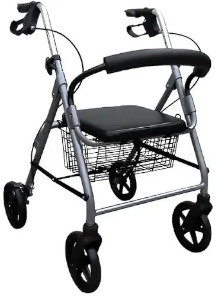 Andador com Rodas Dobrável Winner.Med – Leve, Ajustável e Seguro para Idosos e Pessoas com Mobilidade Reduzida