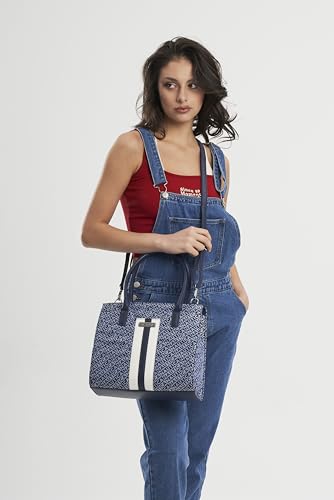 Image of Nautica Womens Sandy Jr. Top Handel Satchel with Removable Crossbody Strap
