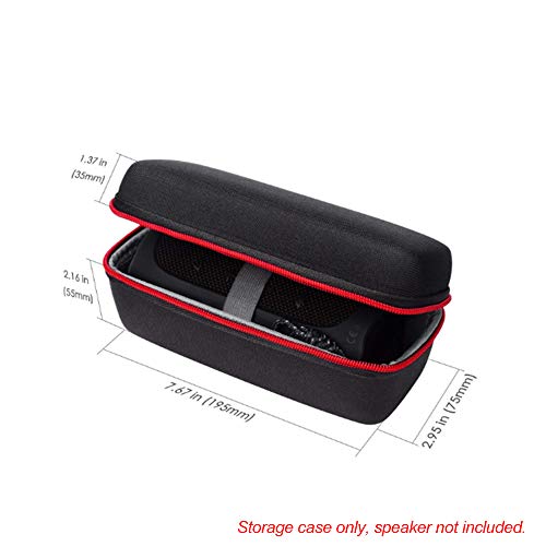 Strachey Bolsa De Armazenamento De Alto-Falante Sem Fio,Estojo de armazenamento de alto-falante rígi