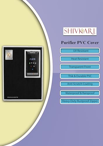 Image of Body Protective Cover for Havells Gracia Alkaline Water Purifier, RO+UV+MF Model Waterproof & Dustproof Water Purifier RO Body Cover (Black)