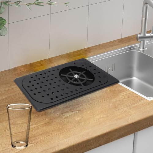 Lavatazas de acero inoxidable con diseño robusto para cocina 3