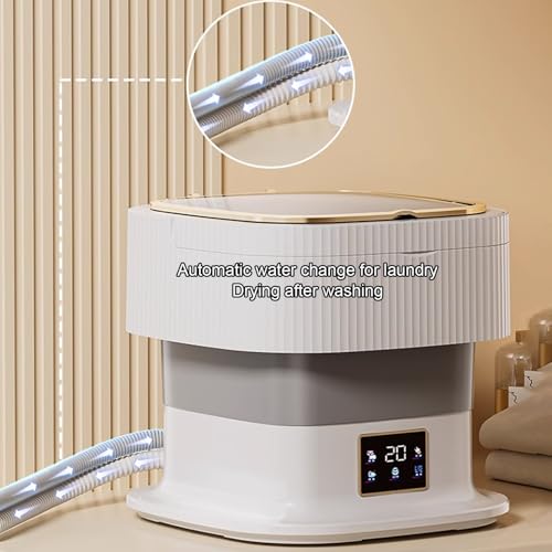 Lavadora portátil plegable limpieza profunda de ropa interior lavadora de ropa de bebé 18L 5