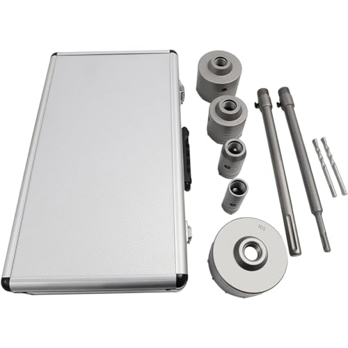 Kit de brocas para concreto 9 piezas con sierra de corona miniatura 2