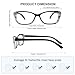 LuxGo 2Pairs Progressive Multifocal Reading Glasses, Photochromic Gray Sunglasses, Unisex, Full-Rim(Black,+0.00/+1.00 Magnification)