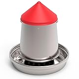 Suinga Tolva Metalica gallinas 5 Kg sin Patas, 33x25 cm