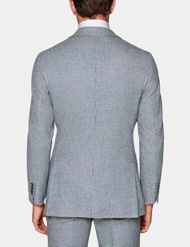 3 Piece Mens Suits Set Plaid Wedding Prom Tuxedos Business Slim Fit Suit Sets for Men Blazer Vest Pants3