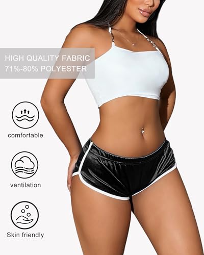 Hot Pants Shorts Booty Shorts Sports High Cut Yoga Gym Running Slimming Fitness Activewear Butt Lifting Rave Bottoms4
