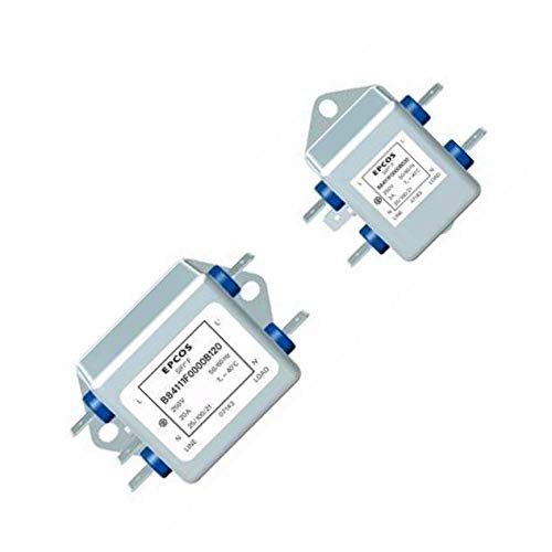 Filtro de línea eléctrica, estándar, 36 A, 250 V, filtros de línea eléctrica (B84111F0000G136), paquete de 1
