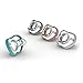 Nanobebe Baby Pacifiers 0-3 Month - Orthodontic, Curves Comfortably with Face Contour, Award Winning for Breastfeeding Babies, 100% Silicone - BPA Free. Perfect Baby Registry Gift 2pk,White